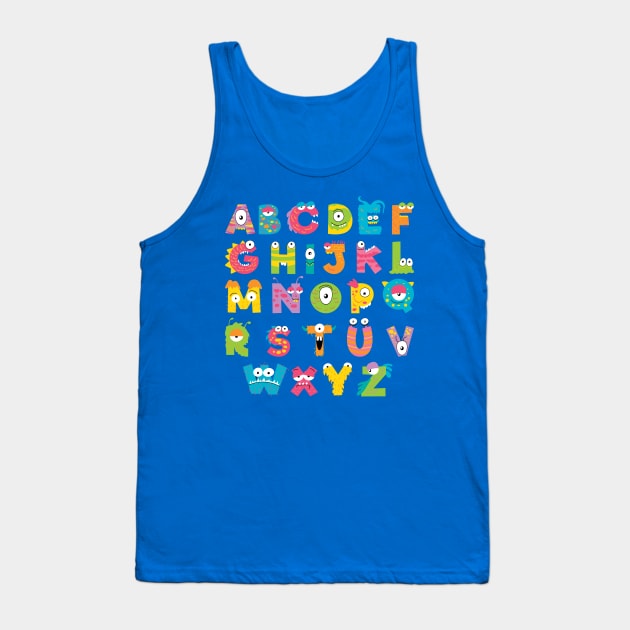 A to Z Monster Tank Top by salimax